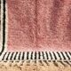 Magnificent handmade pink Berber rug 150/250cm