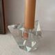 Crystal candlestick - vintage 20th century
