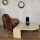 Roche bobois eye shaped coffee table year 1970