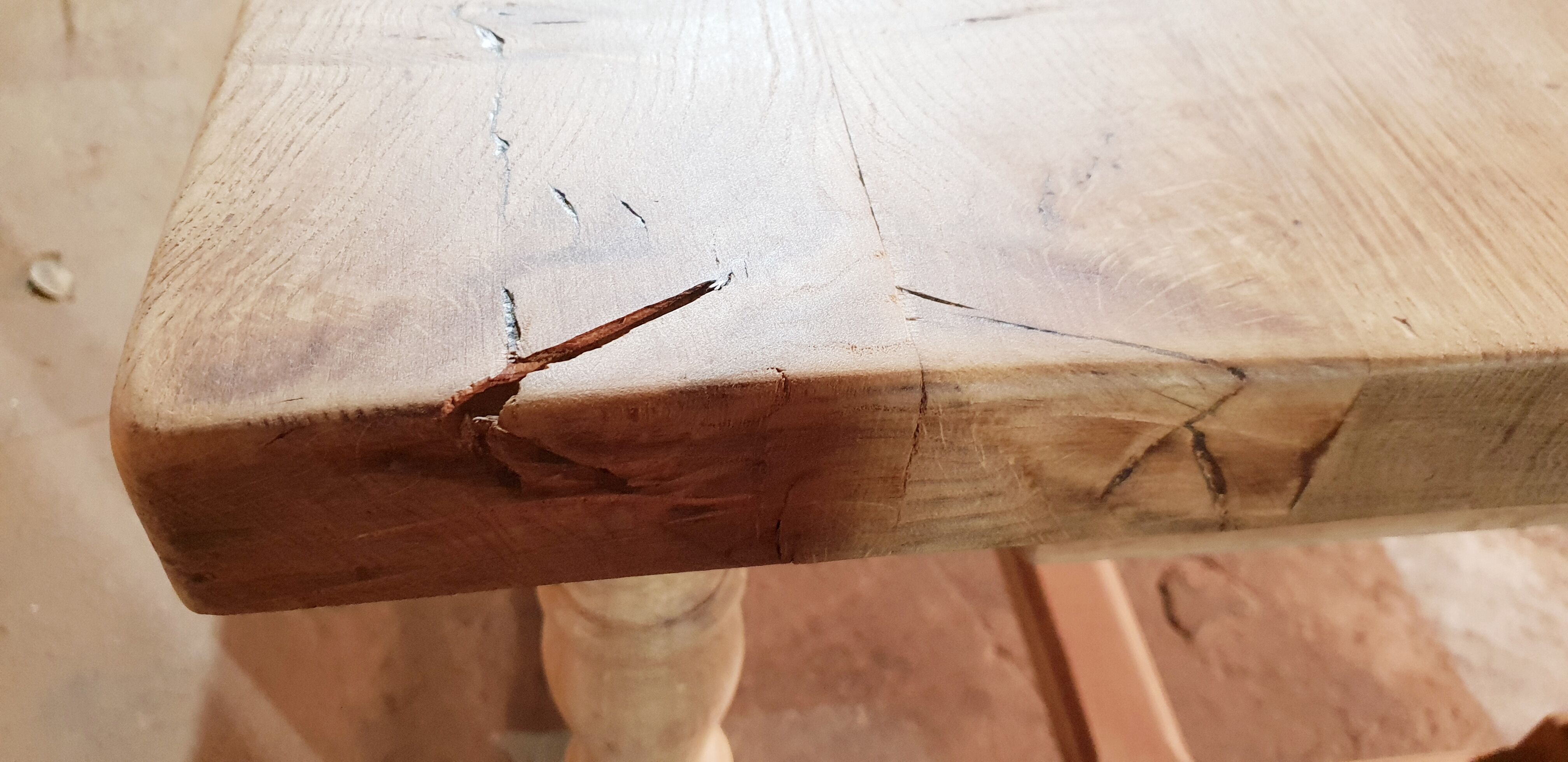 Vintage farmhouse table