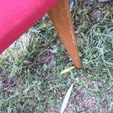 Red Scandinavian chair duo