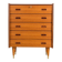 Scandinavian Teak Chest of Drawers, 1960s, Mid-Century Modern