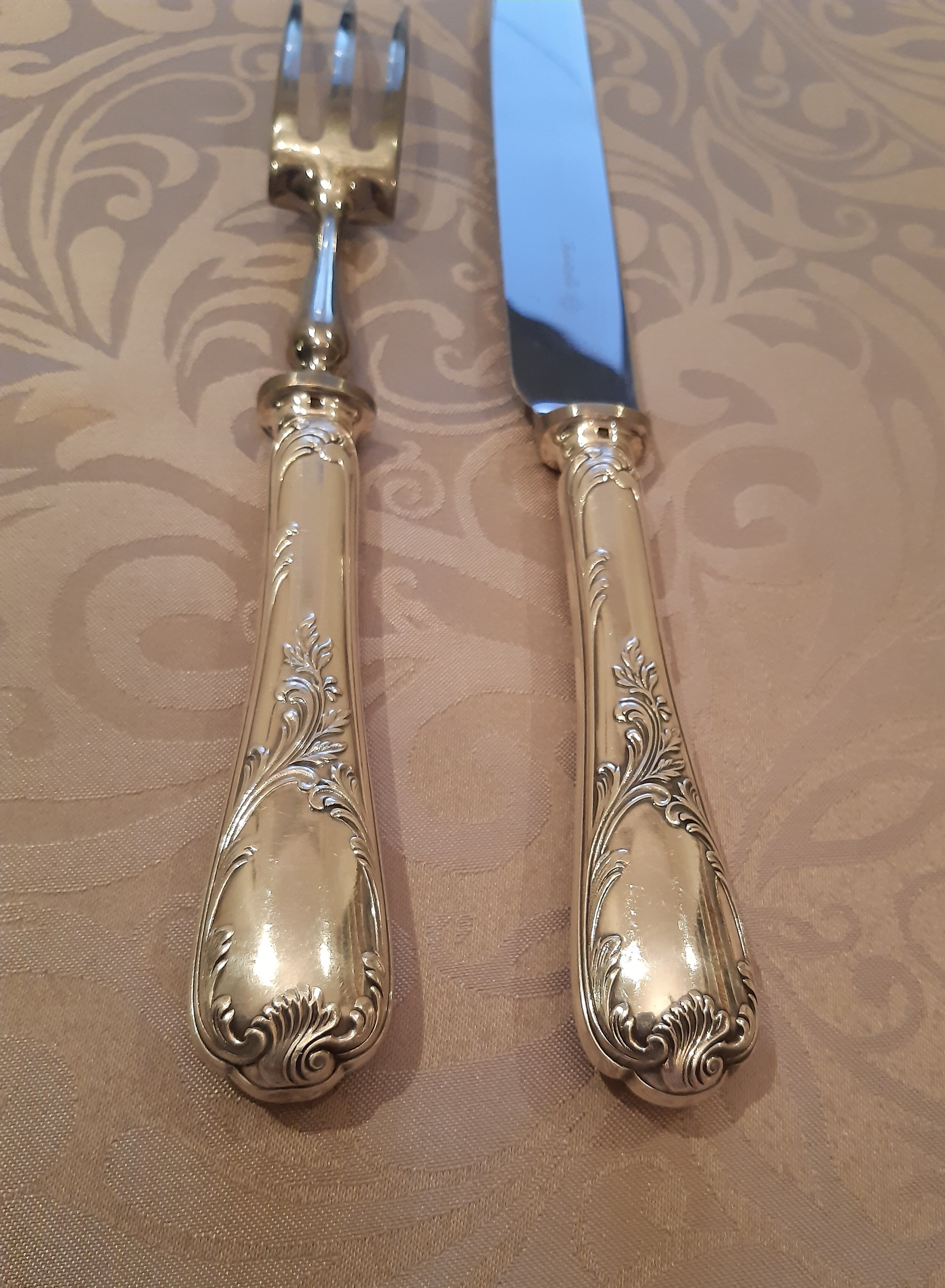 Christofle Marly cutlery cutlery in silver metal