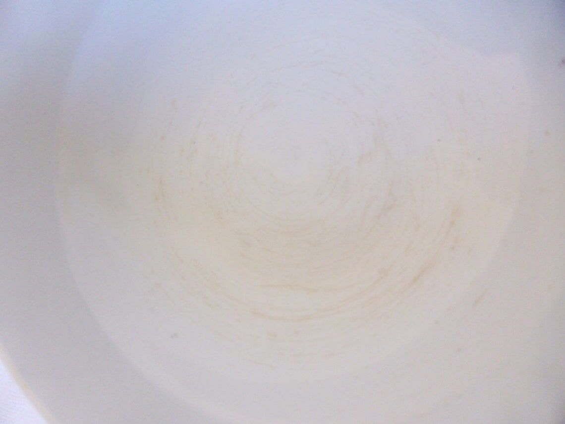 Vintage salad bowl from the Sarreguemines manufacture Model Monceau porcelain