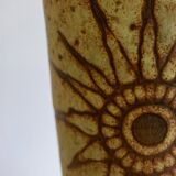 Vallauris ceramic Sunflower vase by Jacques Fonck & Jean Mateo circa 1970
