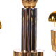 Lampe de table italienne vintage Hollywood Regency, 1960