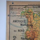 School wall map vidal lablache 18 and 18 bis