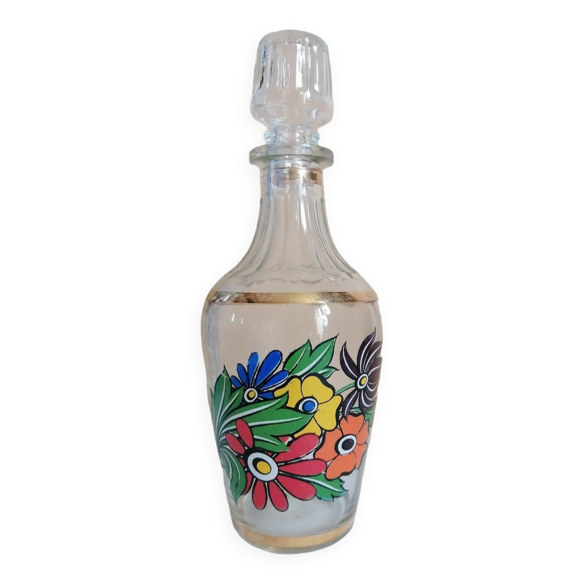 Vintage liquor bottle flask