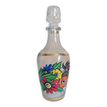 Flacon bouteille liqueur vintage