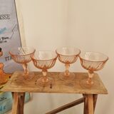 4 glasses of Rosaline Champagne