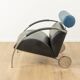 Fauteuil en chrome et cuir Zyklus par Peter Maly pour COR, 1984