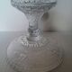 Large fruit bowl Baccarat Birds of Paradise