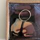 Square trinket dish in glazed ceramic, signed by F. Baudet, France 1970