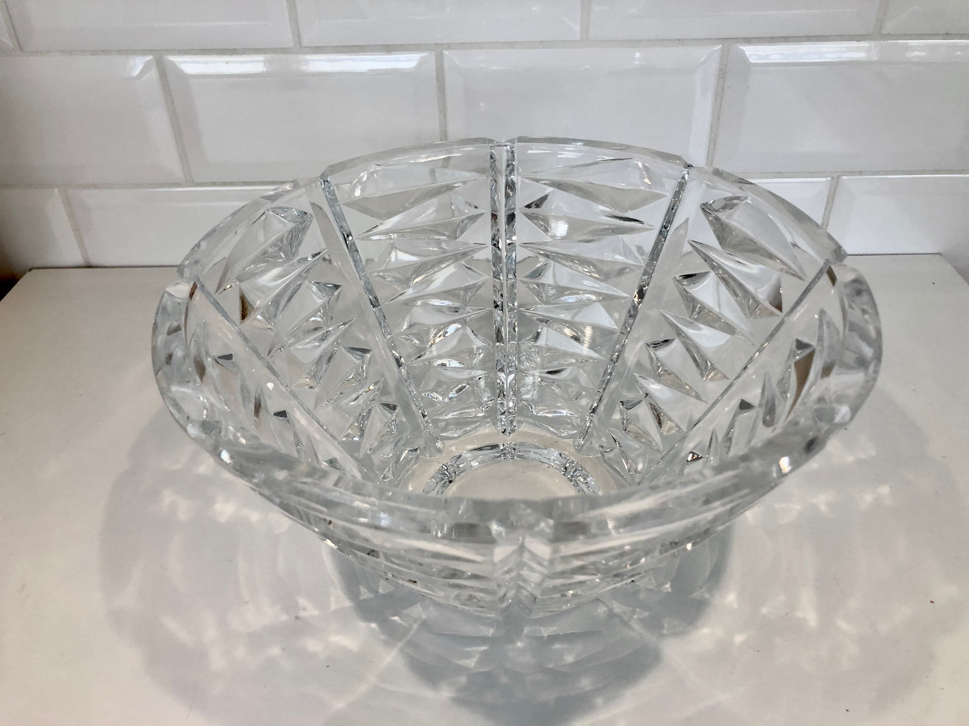 Chissed crystal bowl 50s