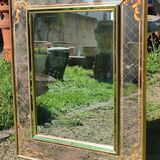 Old parecloses mirror, engraved decoration