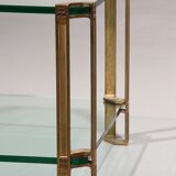 Peter Ghyczy T24 coffee table double glass 70s design 60x60