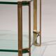 Peter Ghyczy T24 coffee table double glass 70s design 60x60