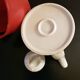 Porcelain teapot with thermal lid