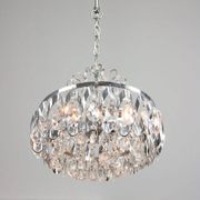 Petit chandelier en cristal viennois vintage, années 1970