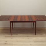 Table en palissandre, design danois, années 1970, production : Danemark