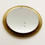 Miroir XXL lumineux de style moderne du milieu du siècle