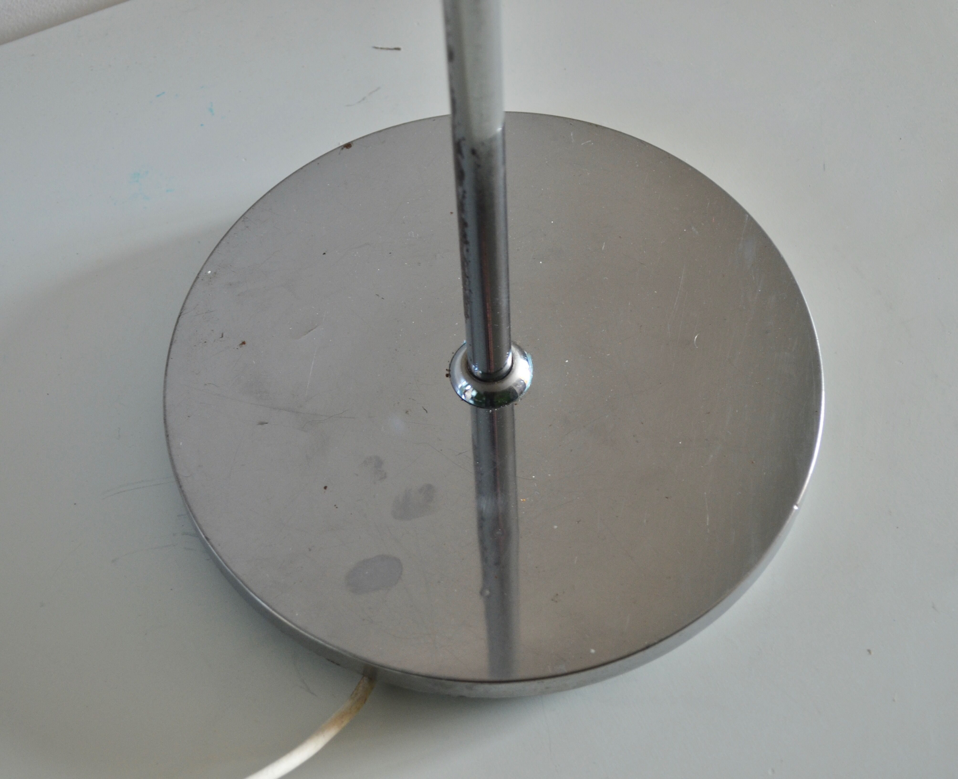 DBGM lamppost 2 lights orange and chrome 70s