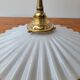 Suspension in white pleated opaline