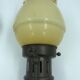 Decorative glass and metal wall light