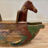 Wooden rocking horse 1950