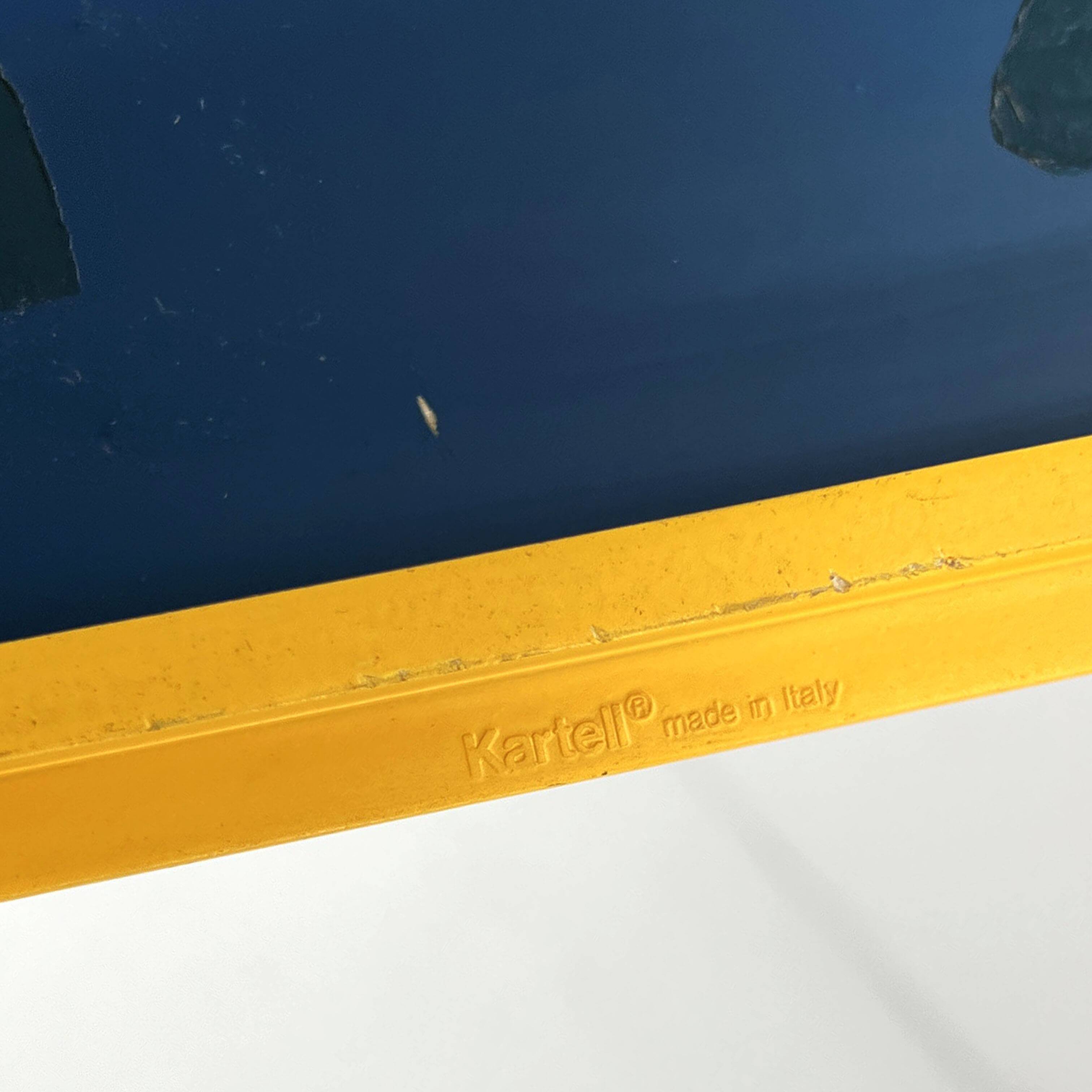 Arched Yellow Mirror by Anna Castelli Ferrieri for Kartell, 1980