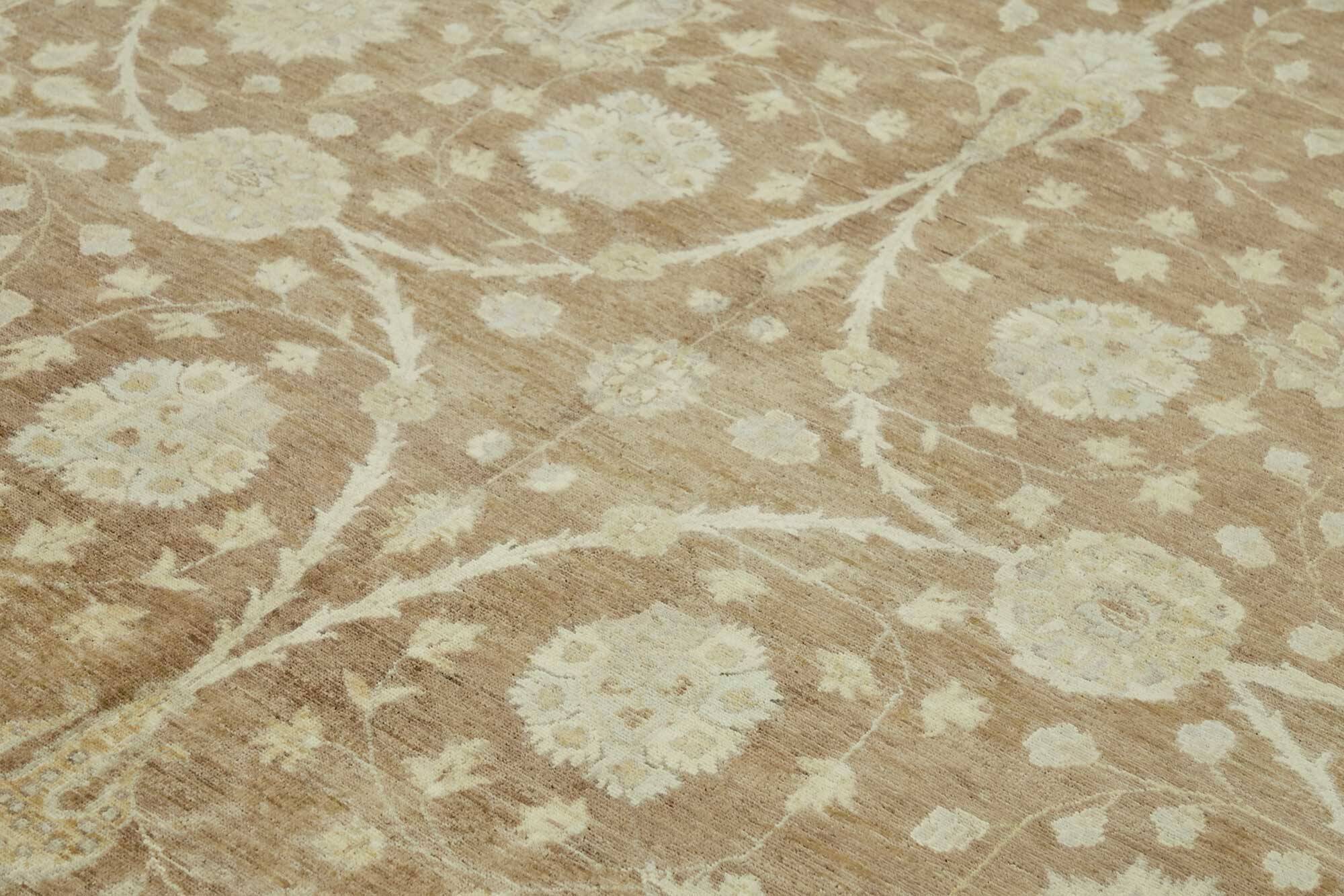 Turkish Handknotted Wool Oushak Rug 267 cm x 370 cm