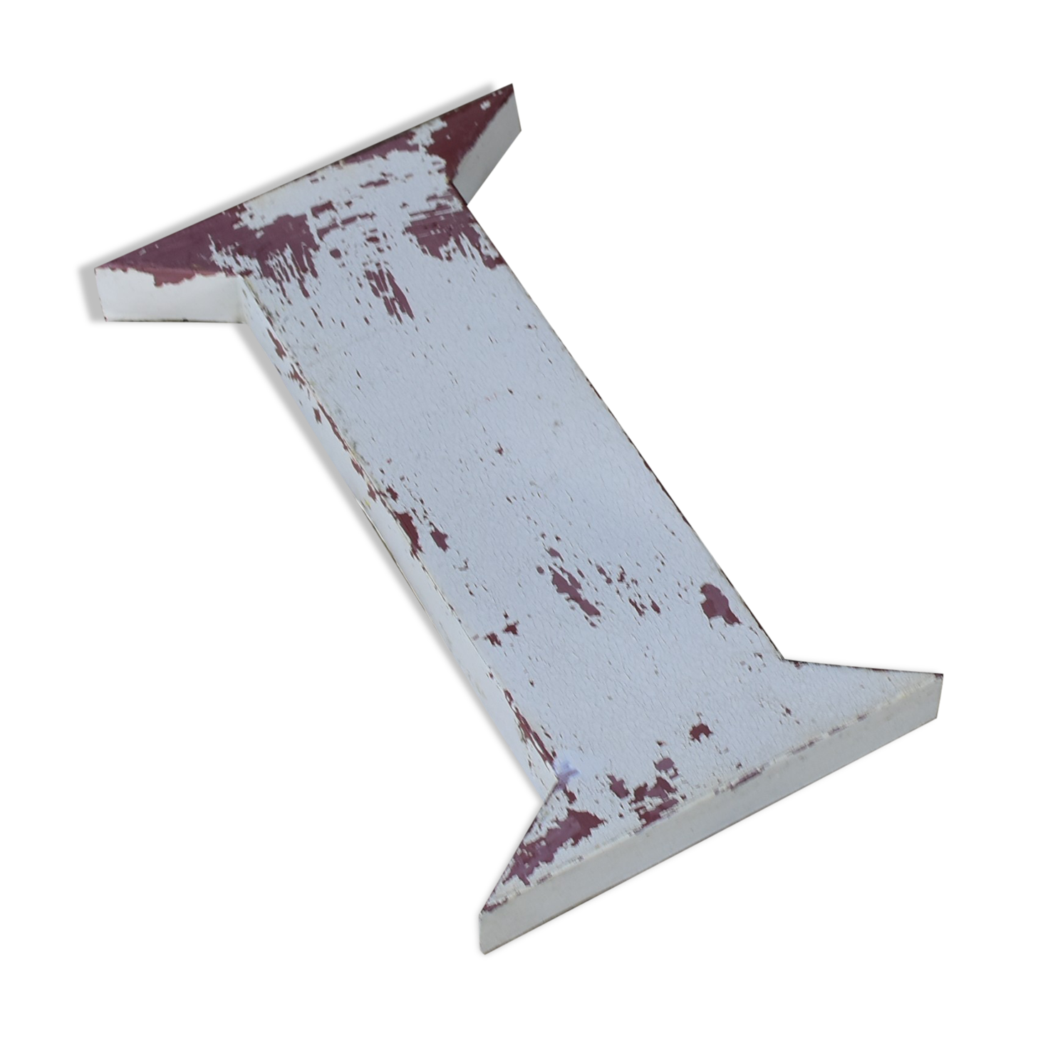 White zinc letter "i"