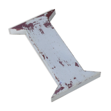 White zinc letter "i"