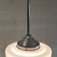 Art Deco opaline globe suspension XL - mid 20th century