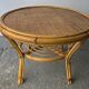 Italian Vintage Bamboo & Rattan Coffee / Occasional Table  c 1960/70s