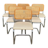 Série de 6 chaises Marcel Breuer Cesca B32