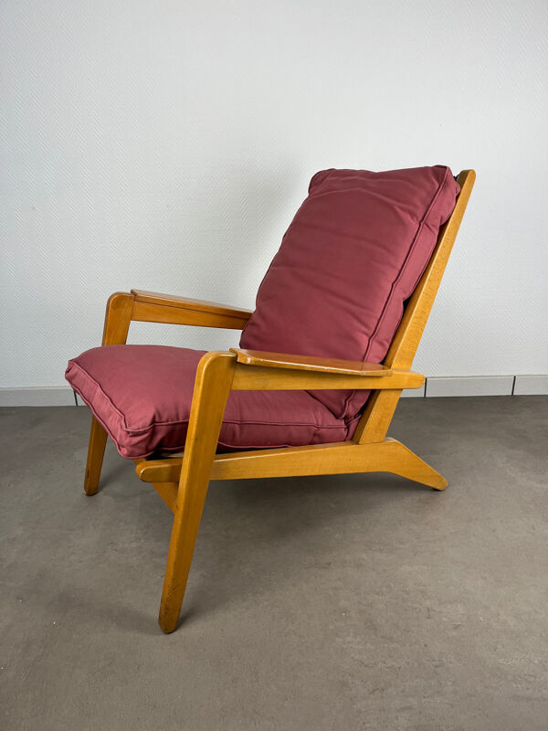 Fauteuil FS 105 par Pierre Guariche pour Free Span