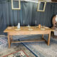 Table de ferme ancienne en chêne massif restaurée