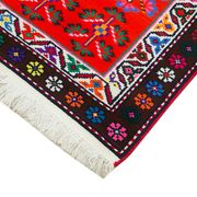 Tapis runner multicolore anatolien antique tissé à la main 81 cm x 372 cm