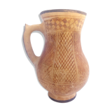 Moroccan Berber pitcher with geometric patterns
