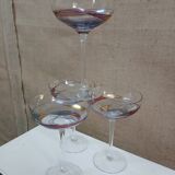 Multi-colored crystal glasses