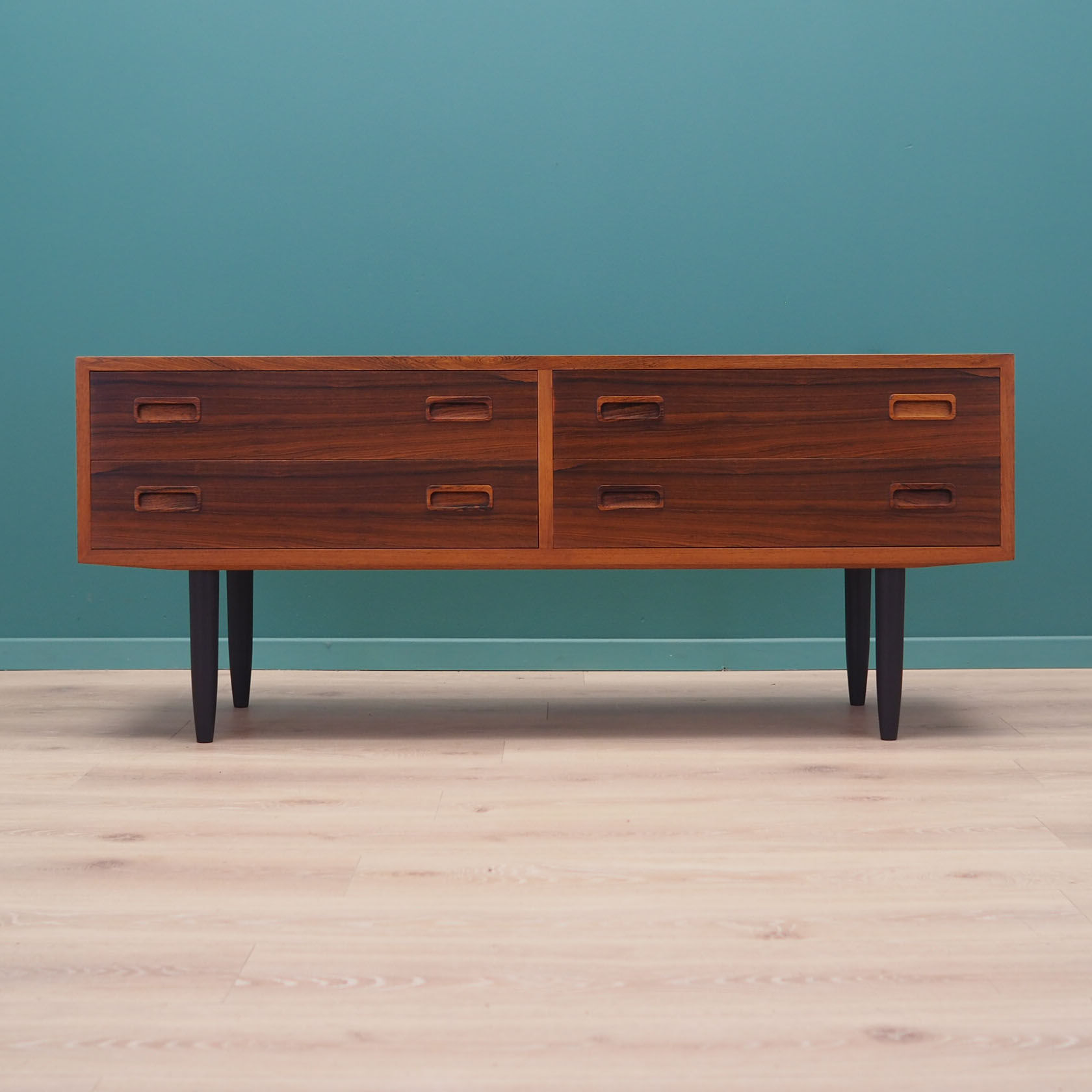 Rosewood chest of drawers, Danish design, 1960s, manufacturer: Hundevad & Co