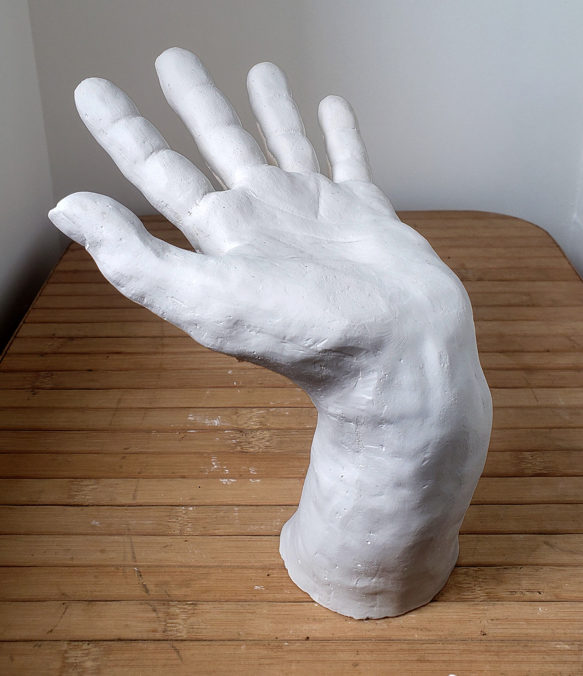 Plaster hand