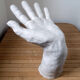 Plaster hand