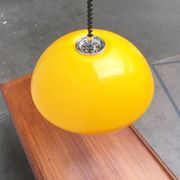 Lampe suspendue Space Age Cabras par Luigi Massoni pour Guzzini