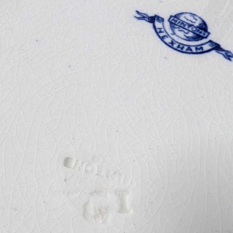 6 large plates Mintons England