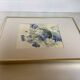 Cadre bouquet de fleurs aquarelle