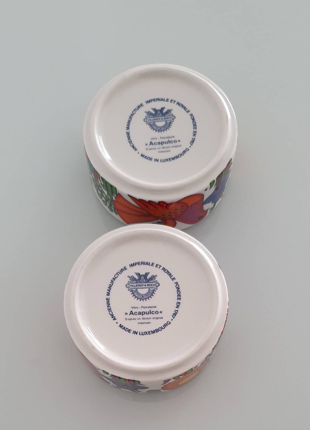 Set of 2 Villeroy & Boch “Acapulco” ashtrays