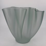 Glass Vase, "Cartoccio" model by Pietro Chiesa for Fontana Arte