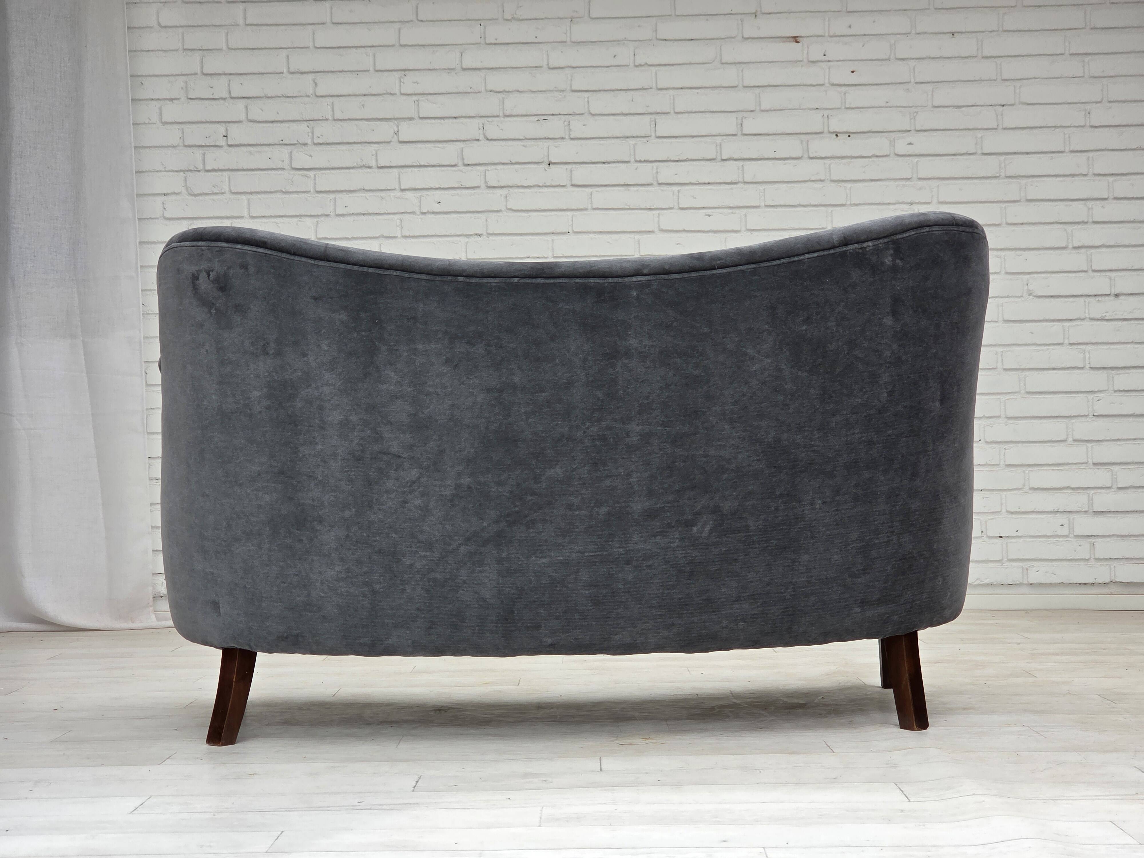 1960s, Danish design by Slagelse Møbelværk, sofa, model 185, reupholstered,
